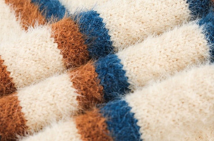 CATTEE Vintage Striped Sweater - COPPING THREADS - CATTEE