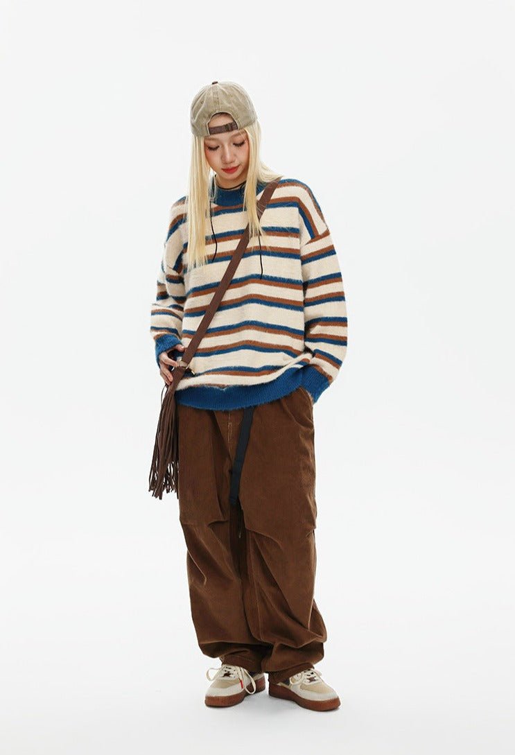 CATTEE Vintage Striped Sweater - COPPING THREADS - CATTEE
