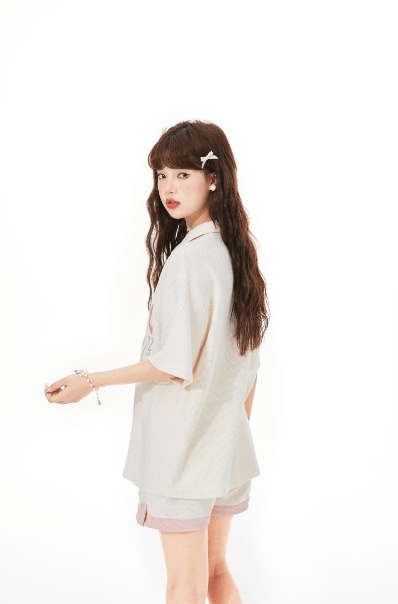 Chenille Embroidered Waffle Tee - COPPING THREADS - AYF