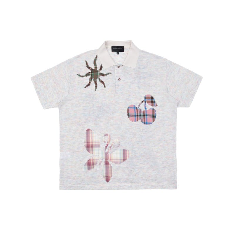 Cherry Print Polo Tee - COPPING THREADS - APRIORITY
