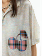 Cherry Print Polo Tee - COPPING THREADS - APRIORITY