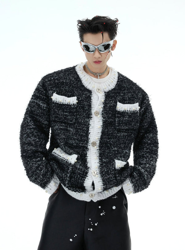 Chic Pearl - Embellished Knit Sweater - COPPING THREADS - ArguE CulturE