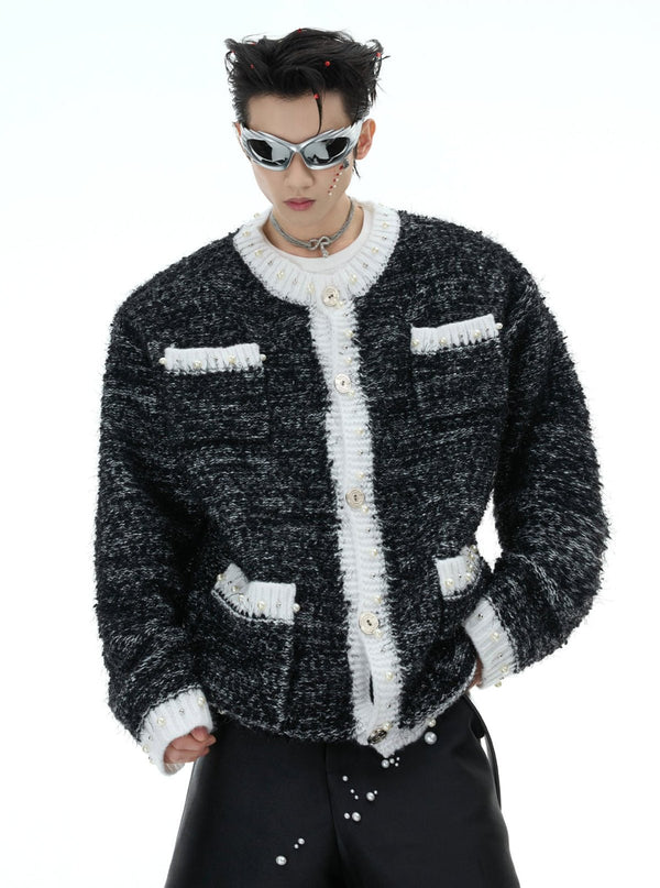 Chic Pearl - Embellished Knit Sweater - COPPING THREADS - ArguE CulturE