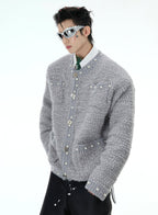 Chic Pearl - Embellished Knit Sweater - COPPING THREADS - ArguE CulturE