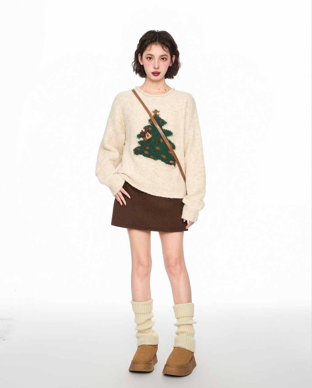 Christmas Tree Graphic Pullover Knit Sweater - COPPING THREADS - CT Select