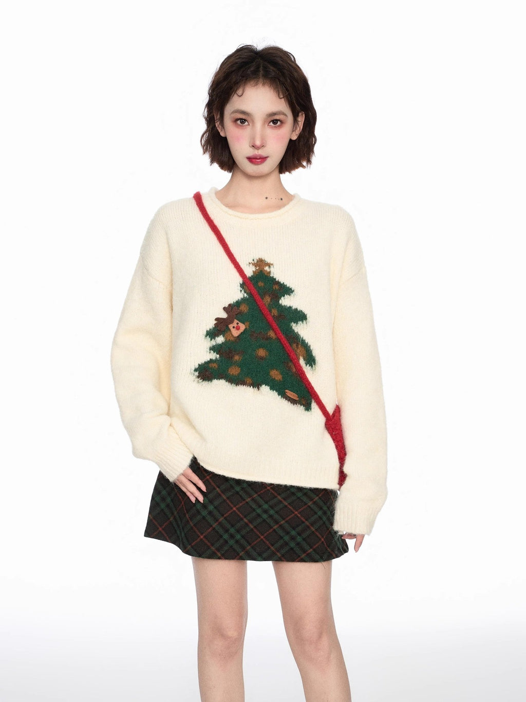 Christmas Tree Graphic Pullover Knit Sweater - COPPING THREADS - CT Select