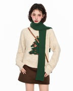 Christmas Tree Graphic Pullover Knit Sweater - COPPING THREADS - CT Select