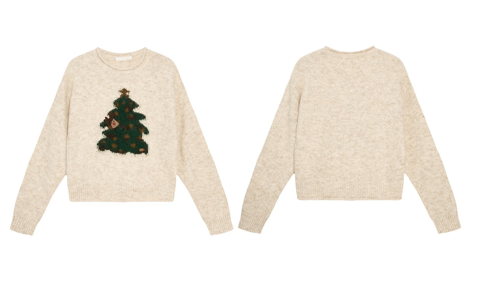 Christmas Tree Graphic Pullover Knit Sweater - COPPING THREADS - CT Select