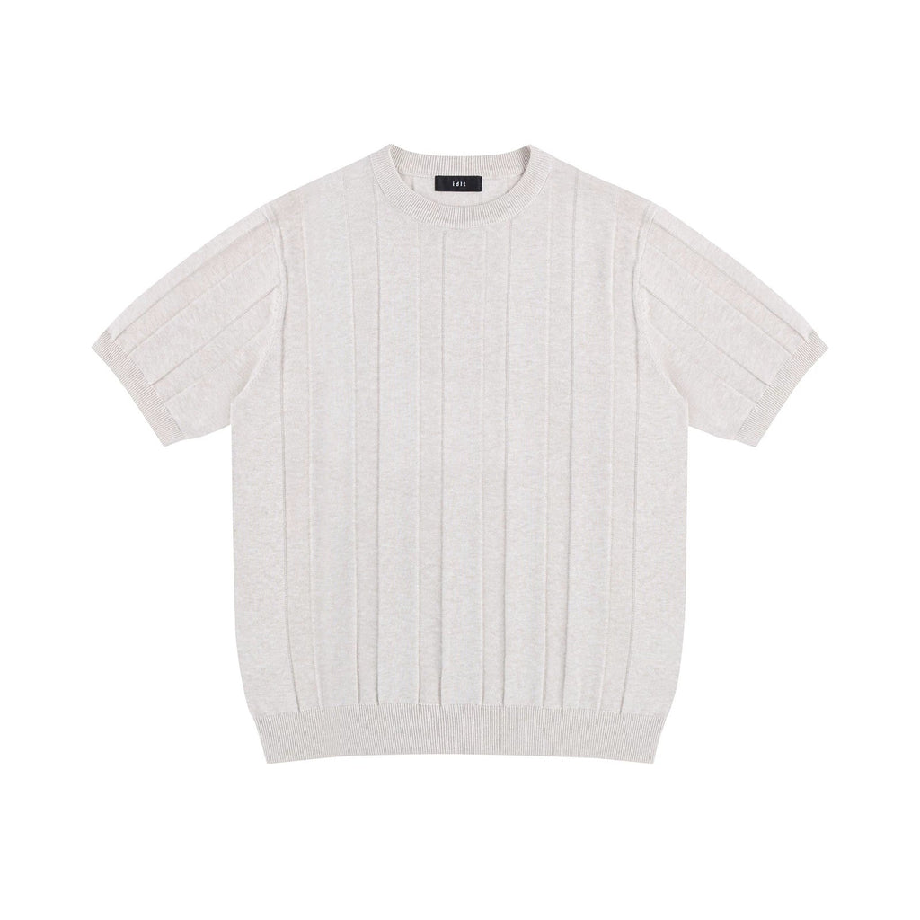 Classic-Fit Knit Tee - COPPING THREADS - IDLT