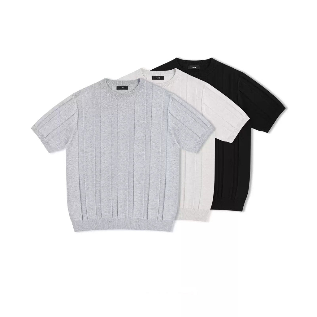 Classic-Fit Knit Tee - COPPING THREADS - IDLT