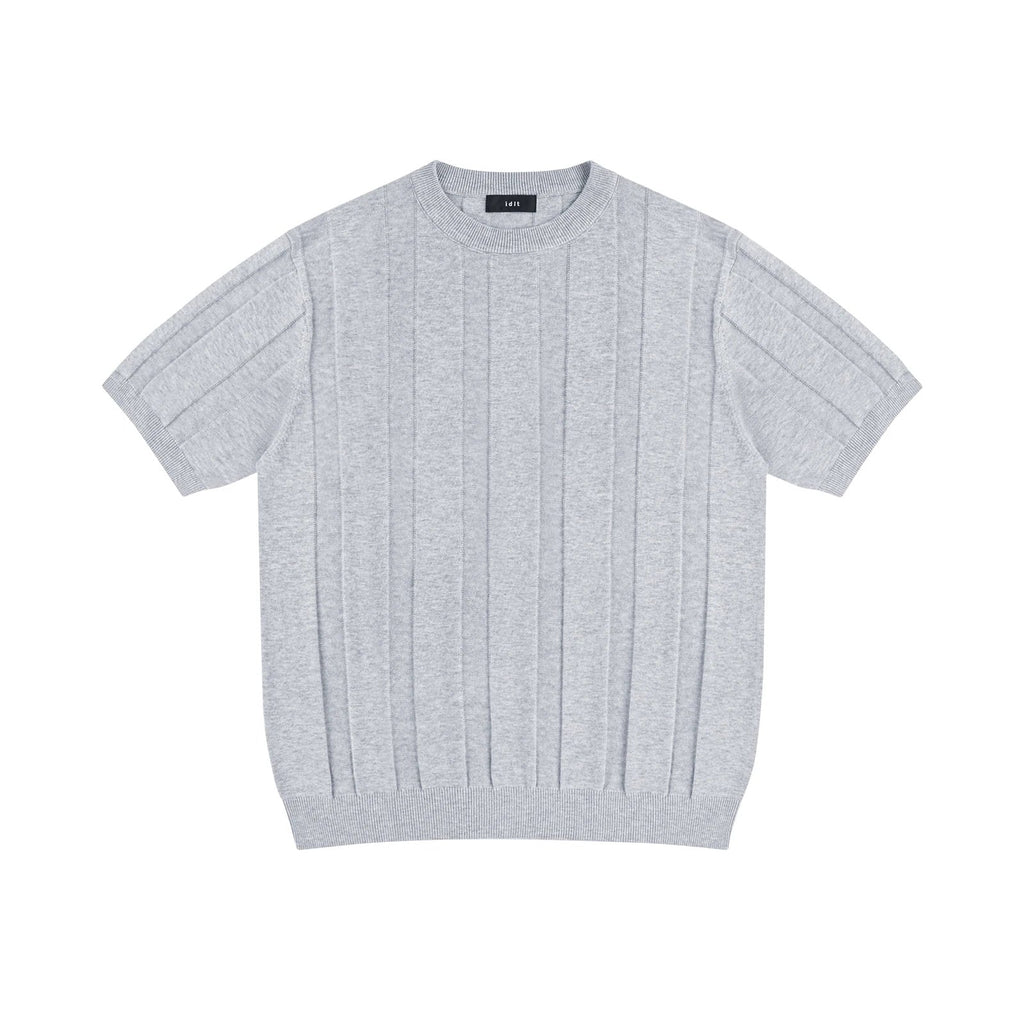 Classic-Fit Knit Tee - COPPING THREADS - IDLT