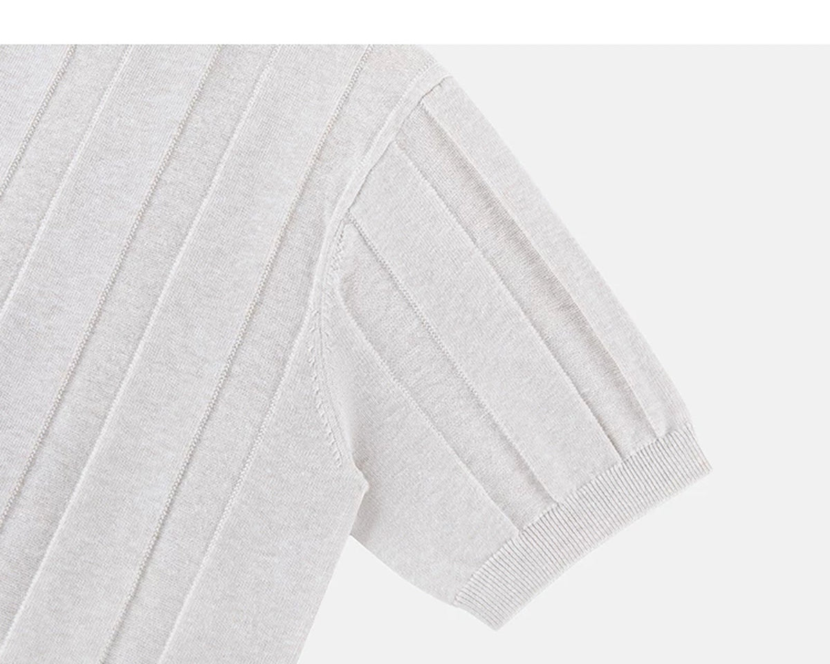 Classic-Fit Knit Tee - COPPING THREADS - IDLT