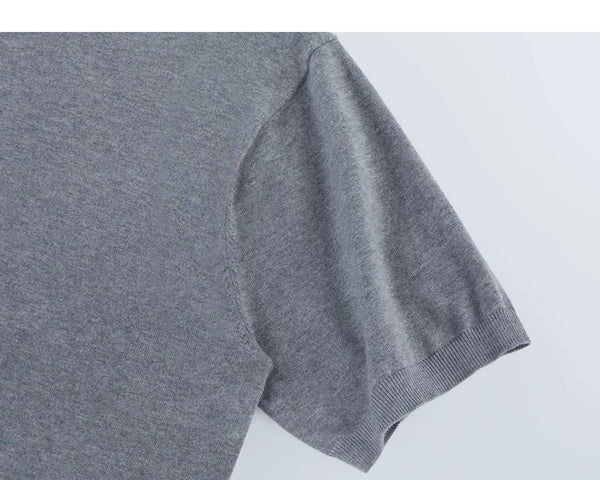 Clean-Cut Knit Tee - COPPING THREADS - IDLT