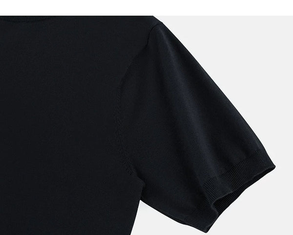 Clean-Cut Knit Tee - COPPING THREADS - IDLT