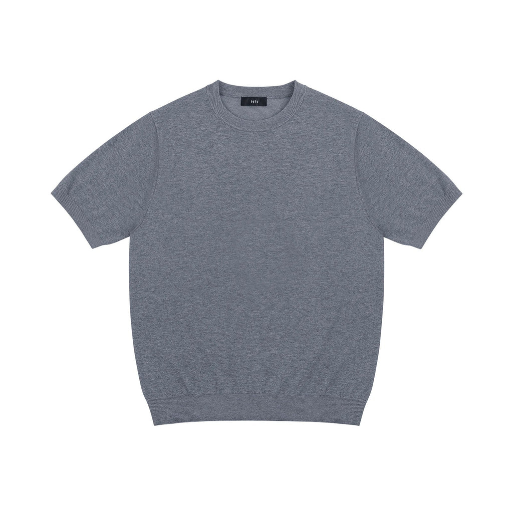 Clean-Cut Knit Tee - COPPING THREADS - IDLT