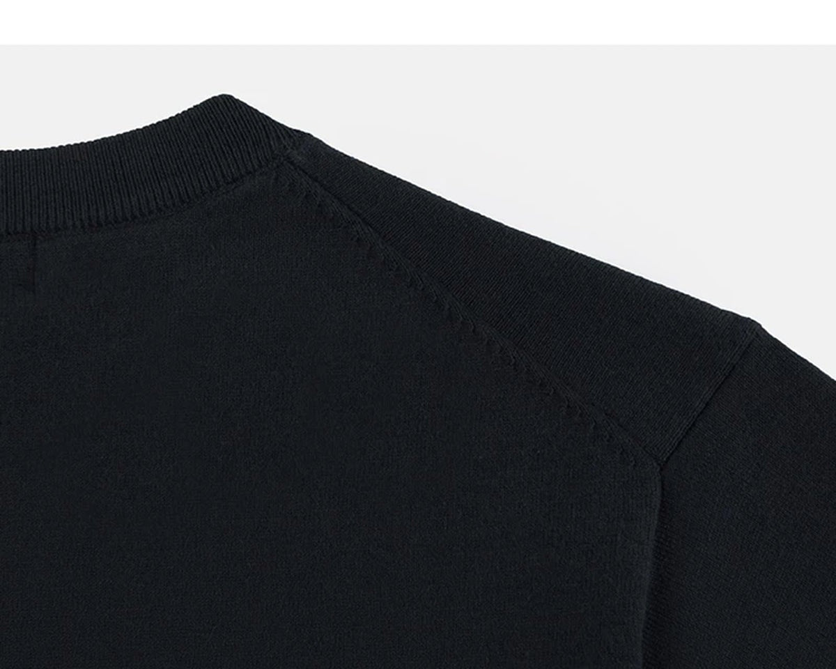Clean-Cut Knit Tee - COPPING THREADS - IDLT