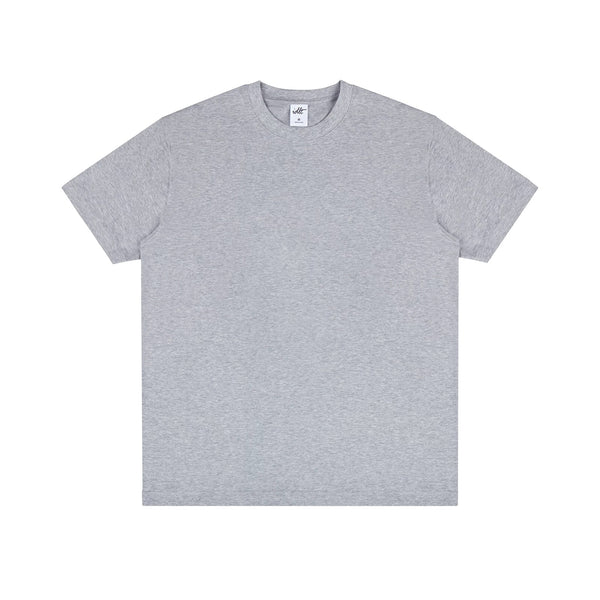 IDLT T-shirt, heather gray front.