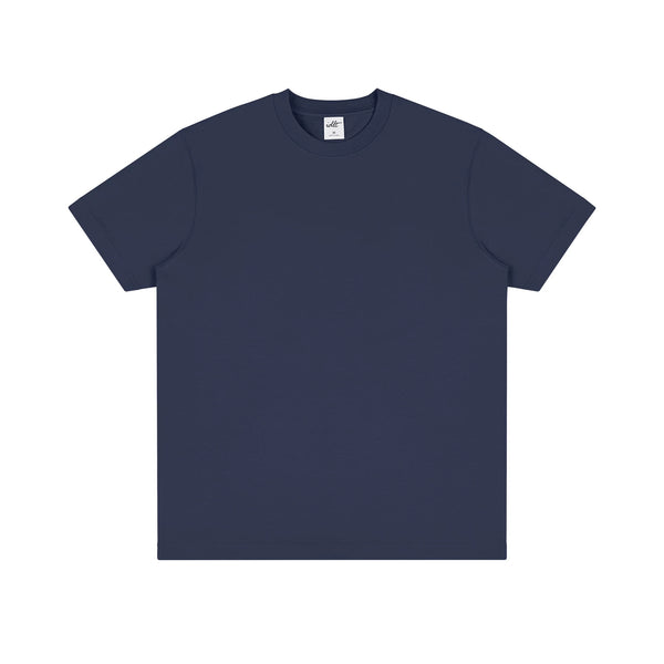 IDLT T-shirt, navy front.