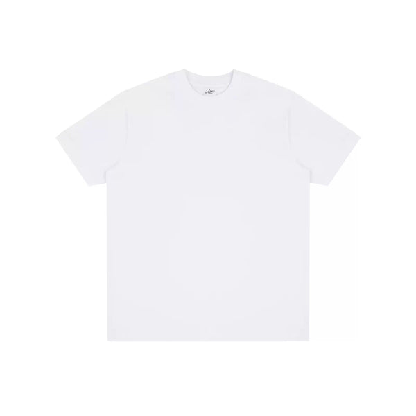 IDLT T-shirt, white front overview.