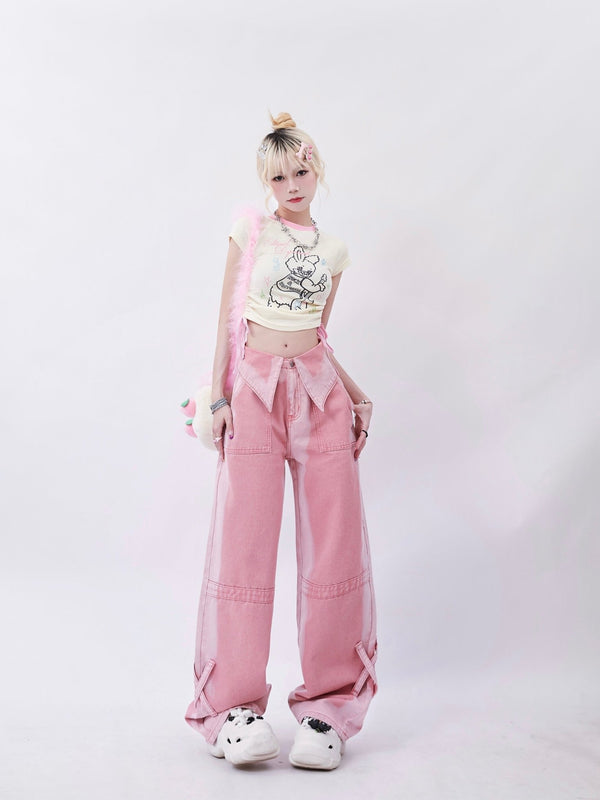 Collar Wide - Leg Denim - COPPING THREADS - RAYOHOPP