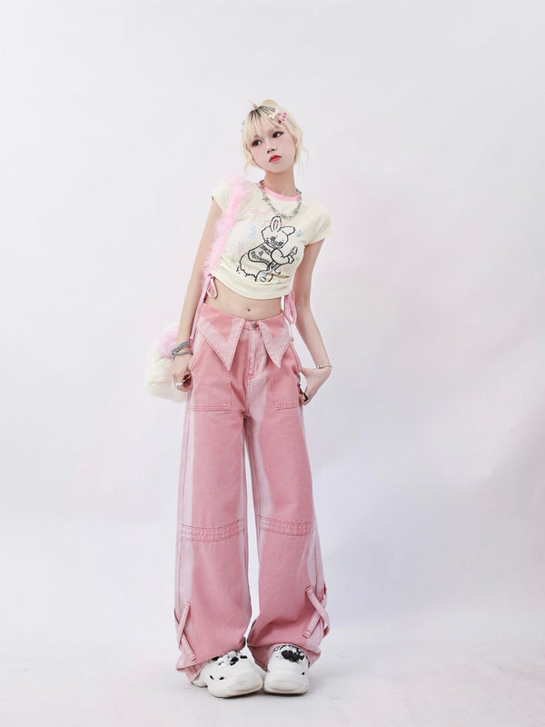 Collar Wide - Leg Denim - COPPING THREADS - RAYOHOPP