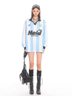 Color Block Blokette Argentinian Football Jersey - COPPING THREADS - CT Select