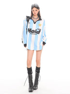 Color Block Blokette Argentinian Football Jersey - COPPING THREADS - CT Select