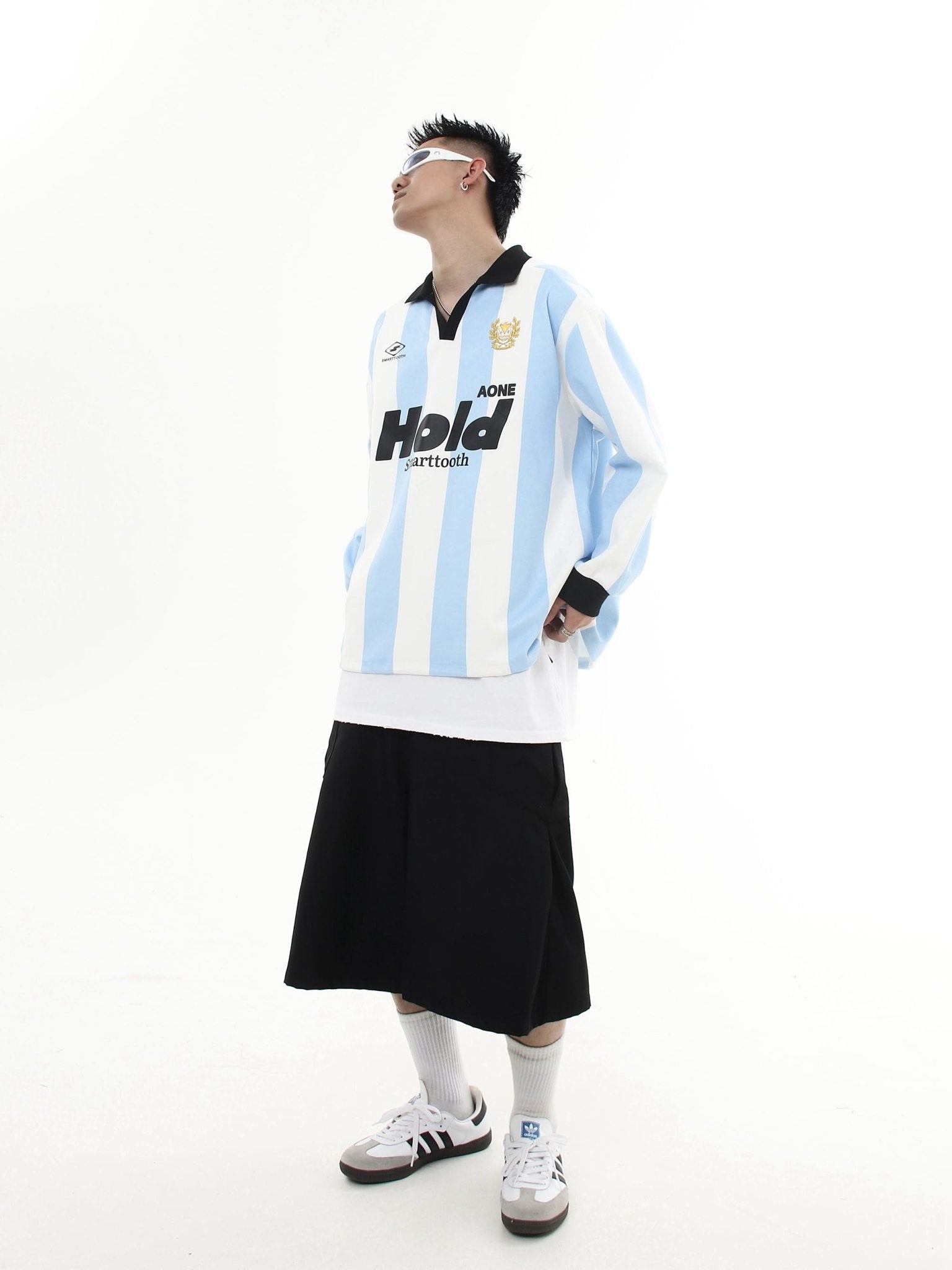Color Block Blokette Argentinian Football Jersey - COPPING THREADS - CT Select