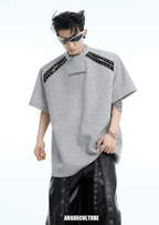Color - Block Detachable Shoulder Pad Tee - COPPING THREADS - ArguE CulturE