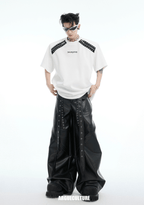 Color - Block Detachable Shoulder Pad Tee - COPPING THREADS - ArguE CulturE