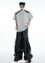 Color - Block Detachable Shoulder Pad Tee - COPPING THREADS - ArguE CulturE