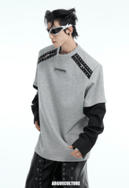 Color - Block Detachable Shoulder Pad Tee - COPPING THREADS - ArguE CulturE