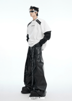 Color - Block Detachable Shoulder Pad Tee - COPPING THREADS - ArguE CulturE