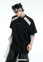 Color - Block Detachable Shoulder Pad Tee - COPPING THREADS - ArguE CulturE
