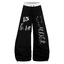 Color - Block Letter Print Parachute Pants - COPPING THREADS - CT Select