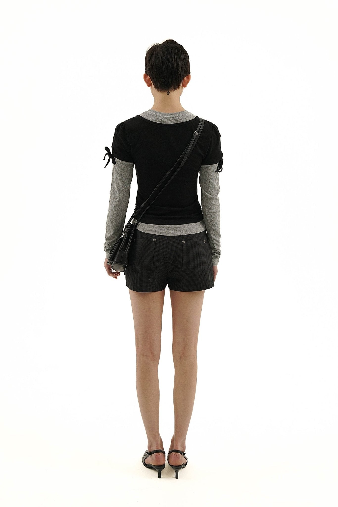 Color - Block Mock Layered Slim - Fit Tee - COPPING THREADS - MOROMORO