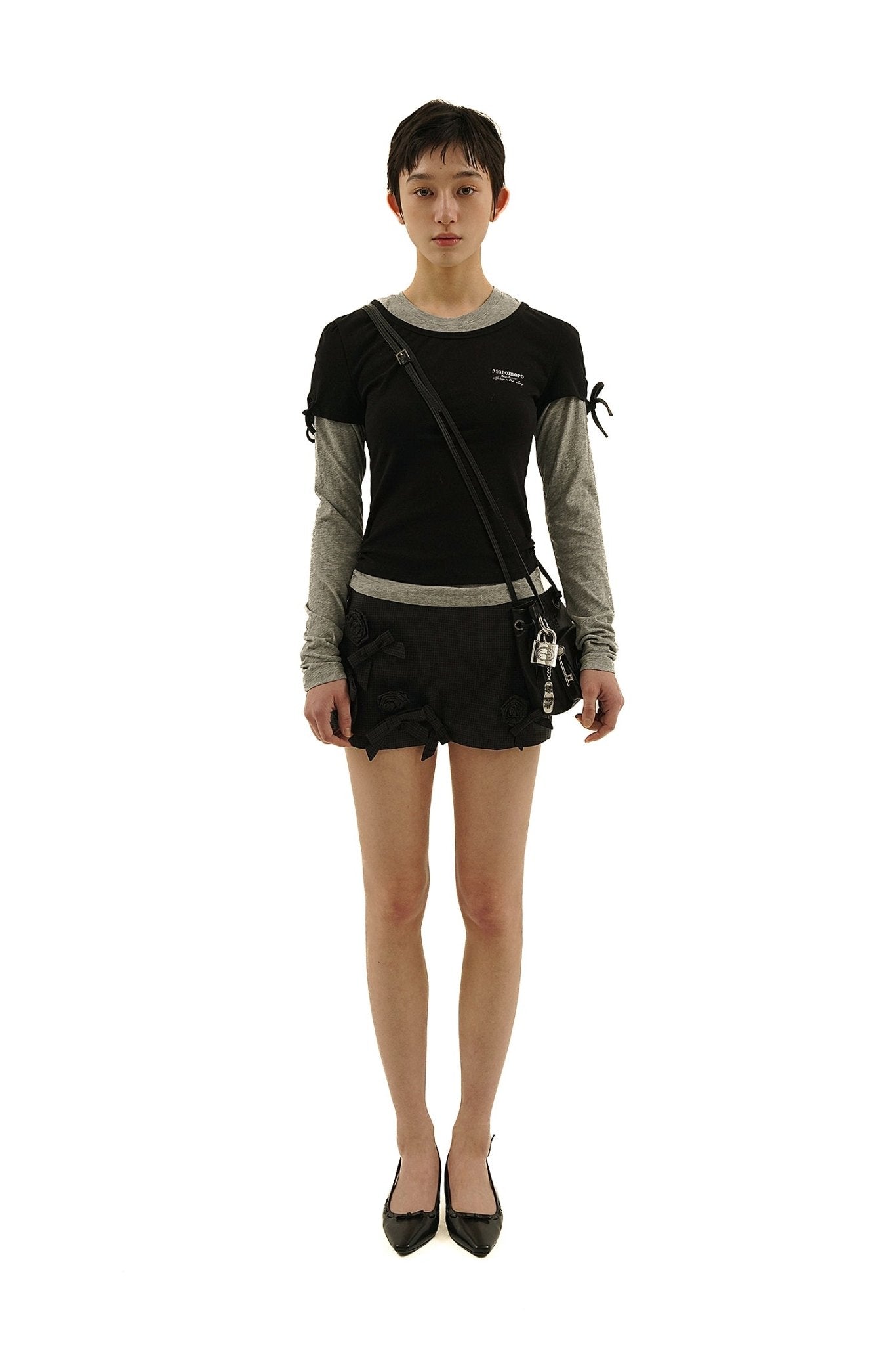 Color - Block Mock Layered Slim - Fit Tee - COPPING THREADS - MOROMORO