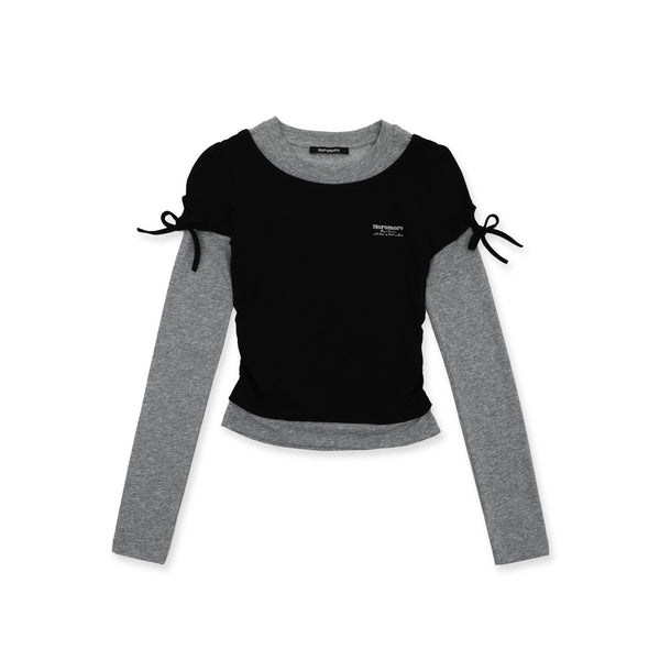 Color - Block Mock Layered Slim - Fit Tee - COPPING THREADS - MOROMORO