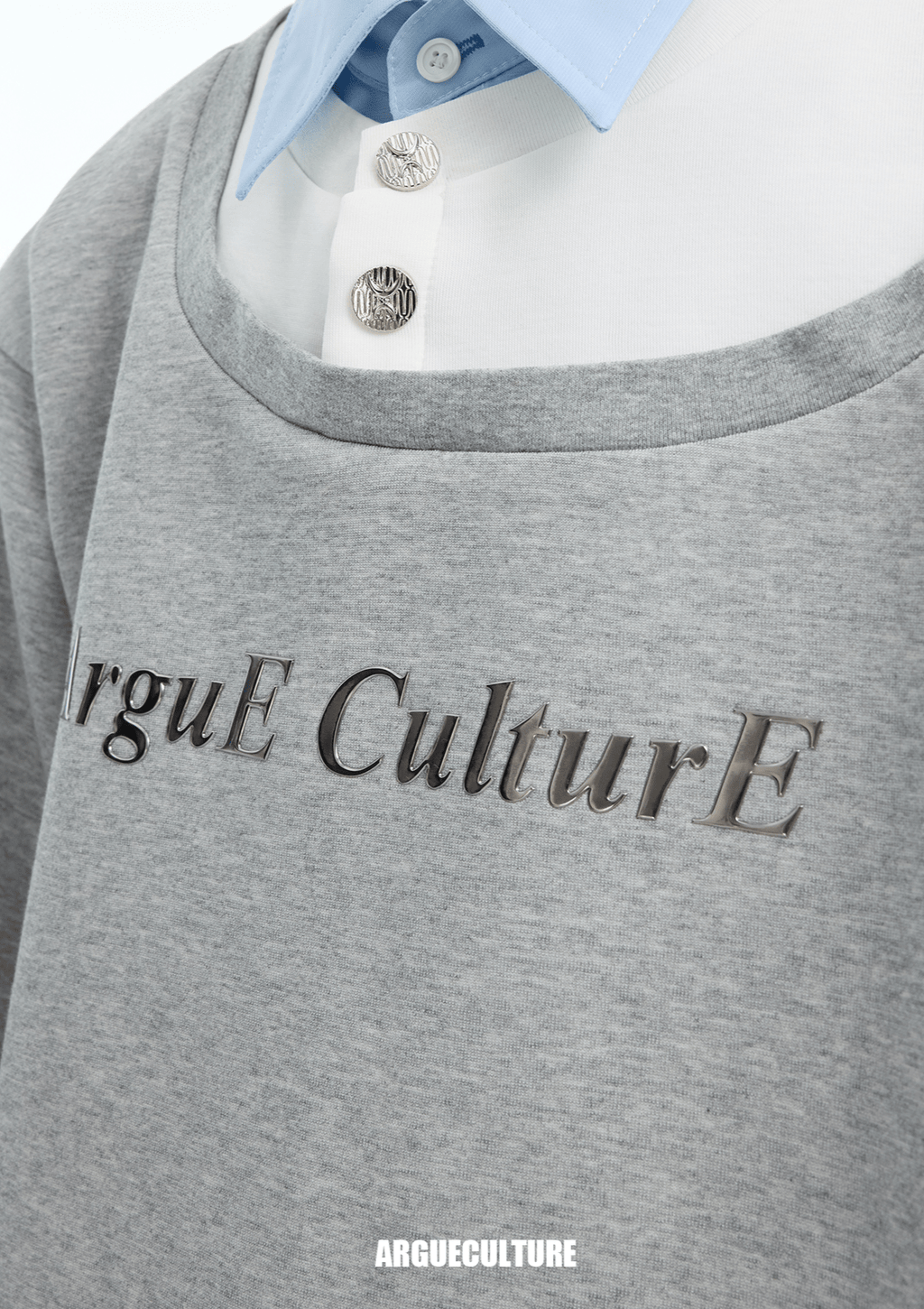 Color - Block Mock Layered Tee - COPPING THREADS - ArguE CulturE