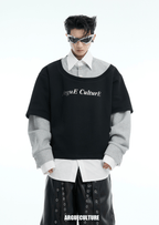 Color - Block Mock Layered Tee - COPPING THREADS - ArguE CulturE