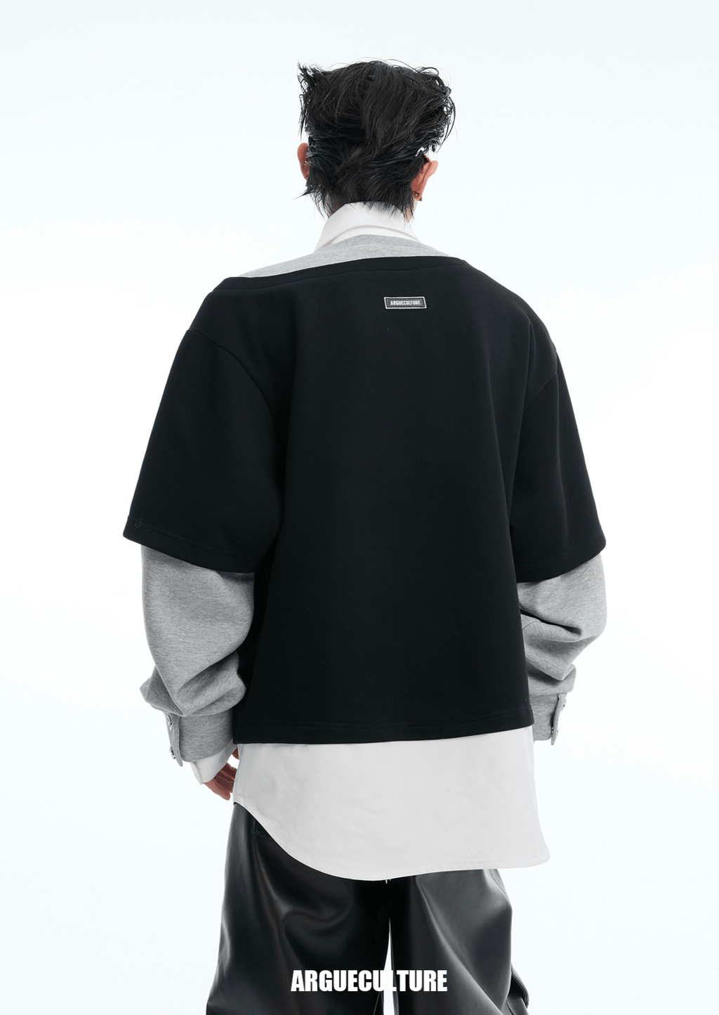 Color - Block Mock Layered Tee - COPPING THREADS - ArguE CulturE