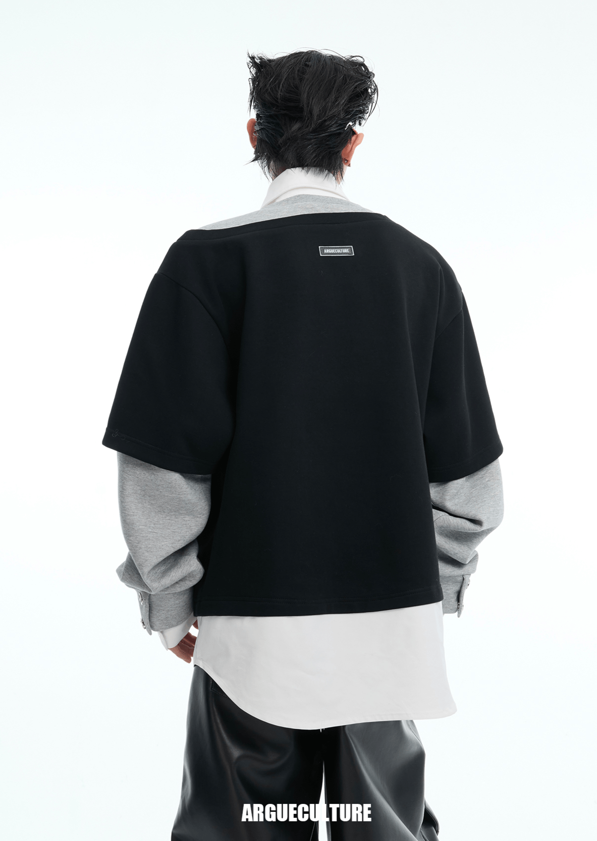 Color - Block Mock Layered Tee - COPPING THREADS - ArguE CulturE
