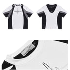 Color Block Sports Racing Print Short Sleeve Tee - COPPING THREADS - Harsh and Cruel