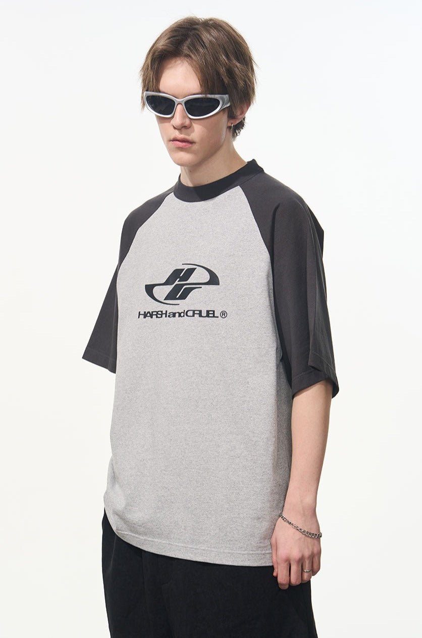 Color - Blocked Drop - Shoulder Tee - COPPING THREADS - Harsh and Cruel