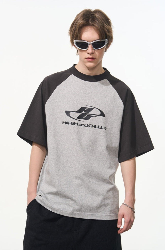 Color-Blocked Drop-Shoulder Tee Main Image