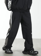 Color - Blocked Racing Adjustable Casual Trousers - COPPING THREADS - Harsh and Cruel