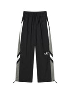 Color - Blocked Racing Adjustable Casual Trousers - COPPING THREADS - Harsh and Cruel