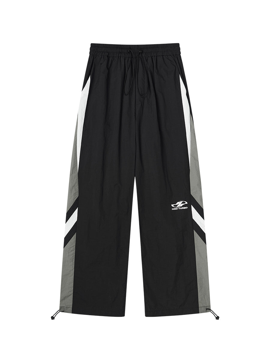 Color - Blocked Racing Adjustable Casual Trousers - COPPING THREADS - Harsh and Cruel