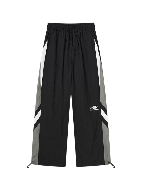 Color - Blocked Racing Adjustable Casual Trousers - COPPING THREADS - Harsh and Cruel