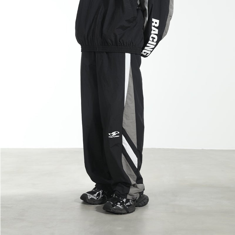Color - Blocked Racing Adjustable Casual Trousers - COPPING THREADS - Harsh and Cruel 메인 이미지